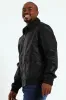 PU Zip Through Bomber - Black sold by Edgars