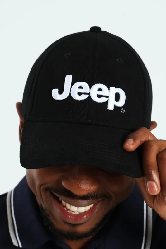 Basic Branded Peak Cap - Black sold by Edgars