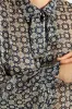 Oriane Bow Shirt - Blue sold by Edgars 