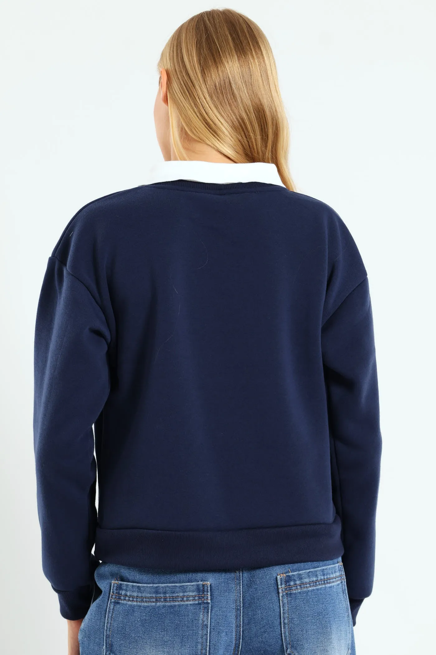 Destination Collar Sweater - Navy sold by Edgars product image thumbnail 4