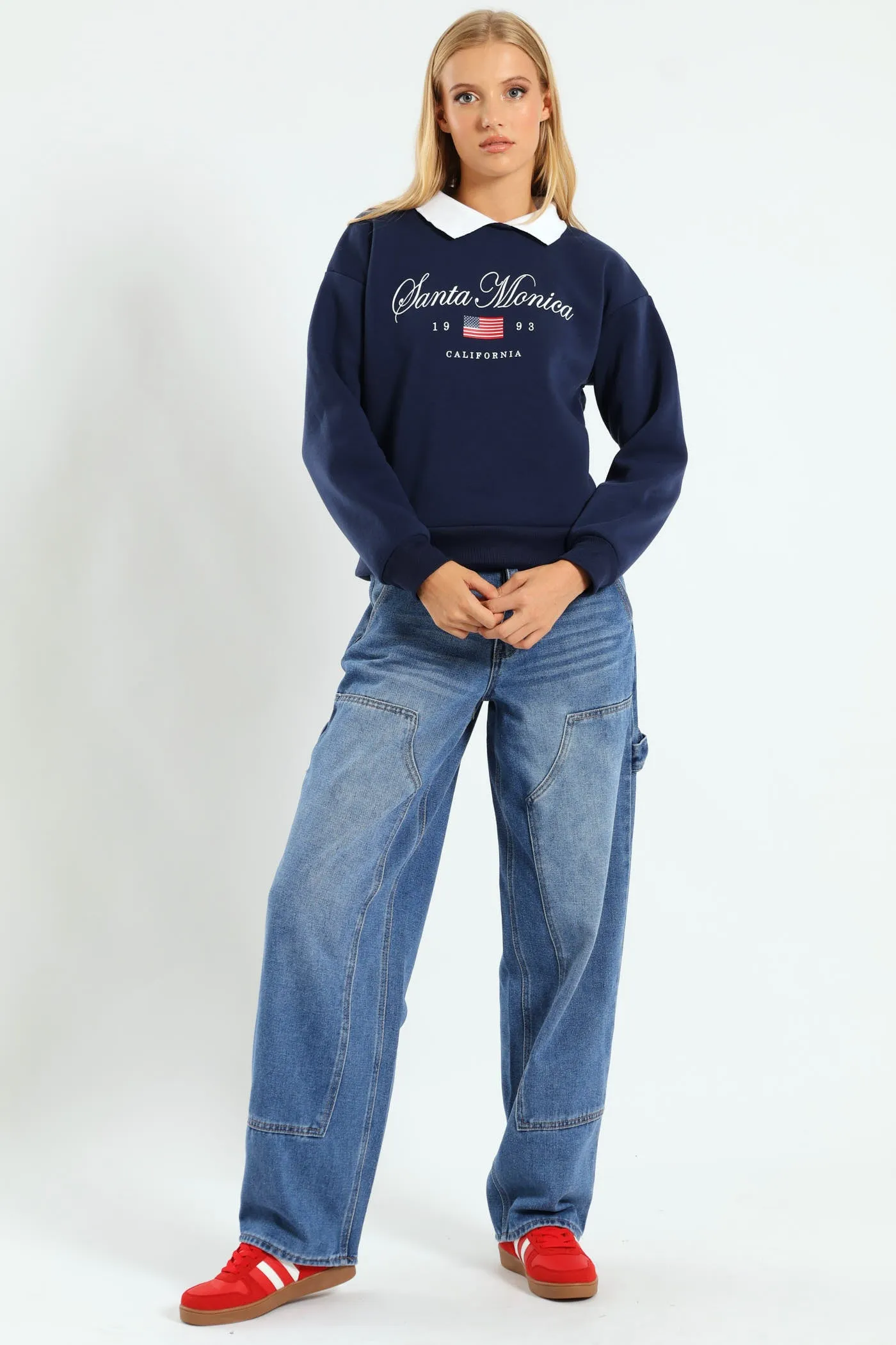 Destination Collar Sweater - Navy sold by Edgars product image thumbnail 5