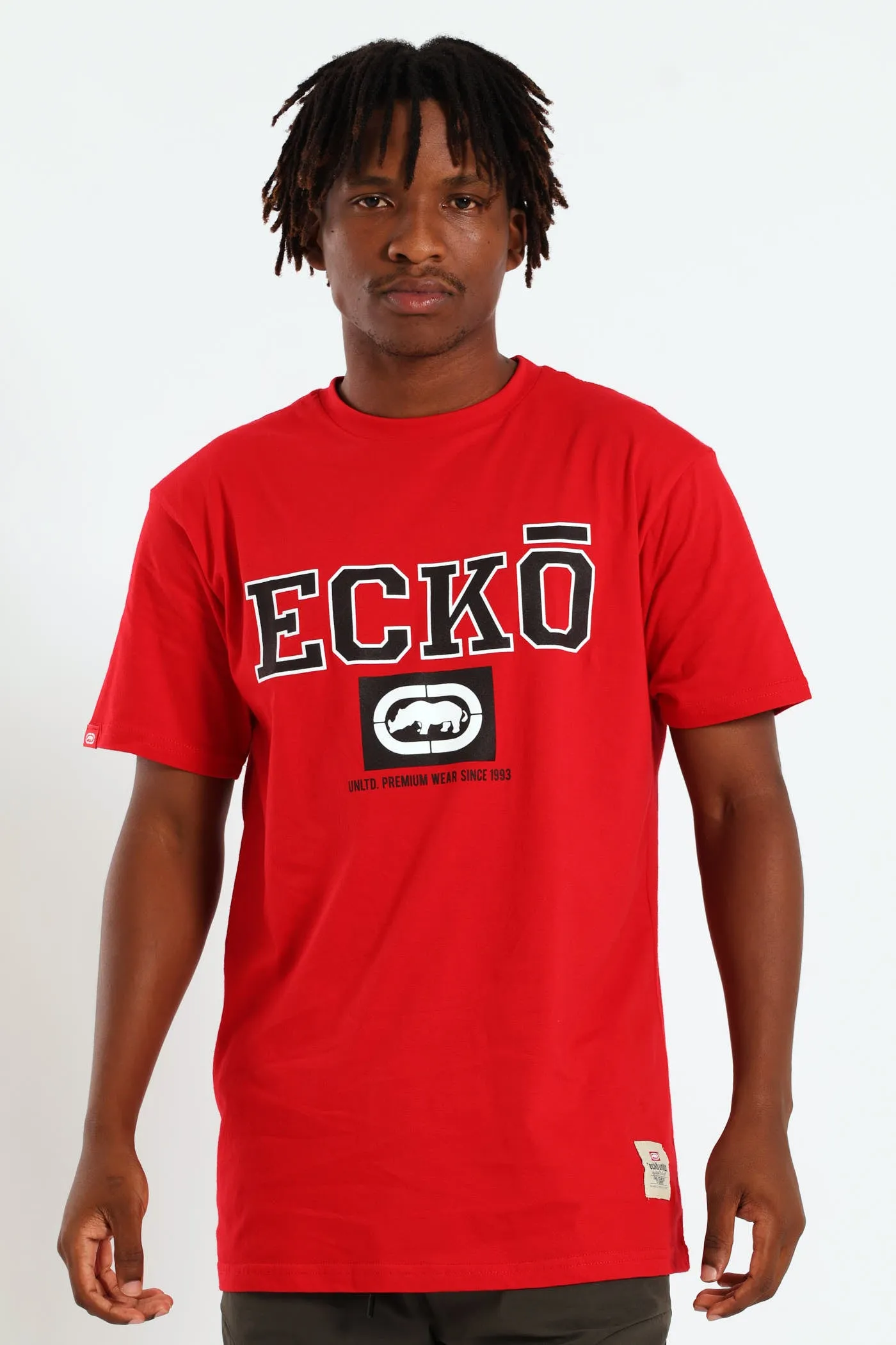 Box Script Tee - Red sold by Edgars
