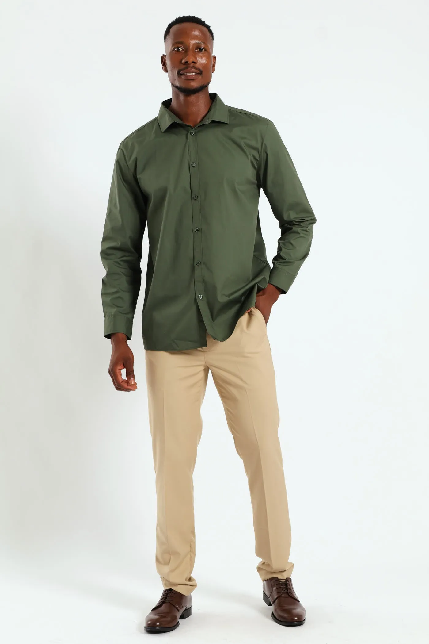 Easy Care Shirt - Fatigue sold by Edgars
