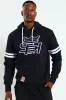 Badge Fleece Hoody - Navy sold by Edgars