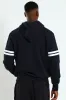 Badge Fleece Hoody - Navy sold by Edgars