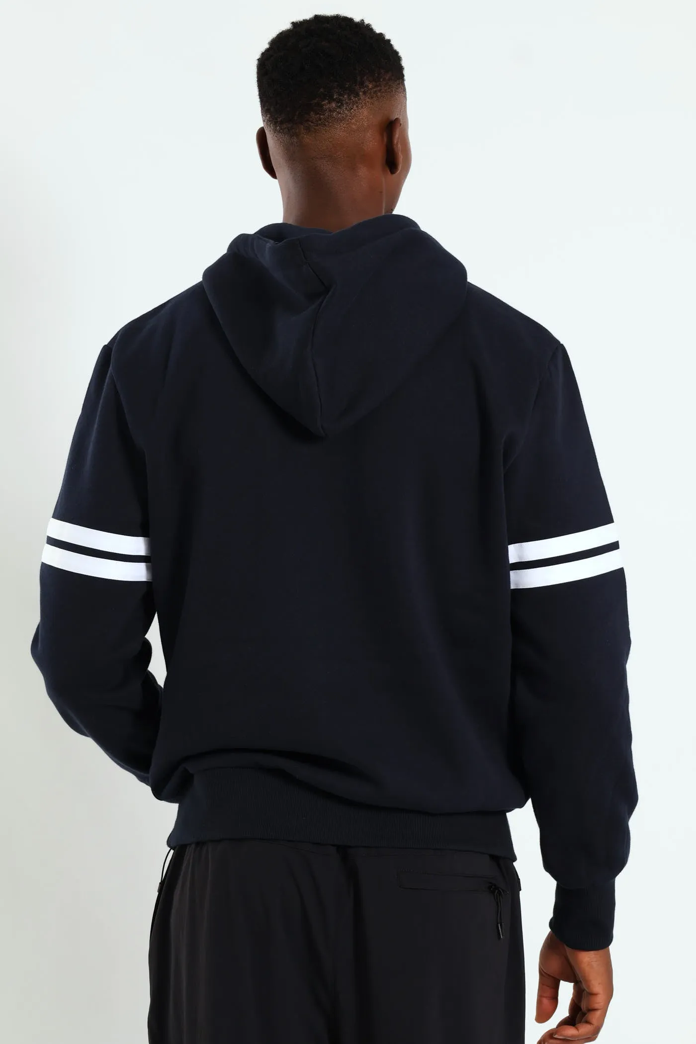 Badge Fleece Hoody - Navy sold by Edgars product image thumbnail 3
