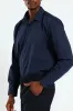 Easy Care Long Sleeve Shirt - Navy sold by Edgars