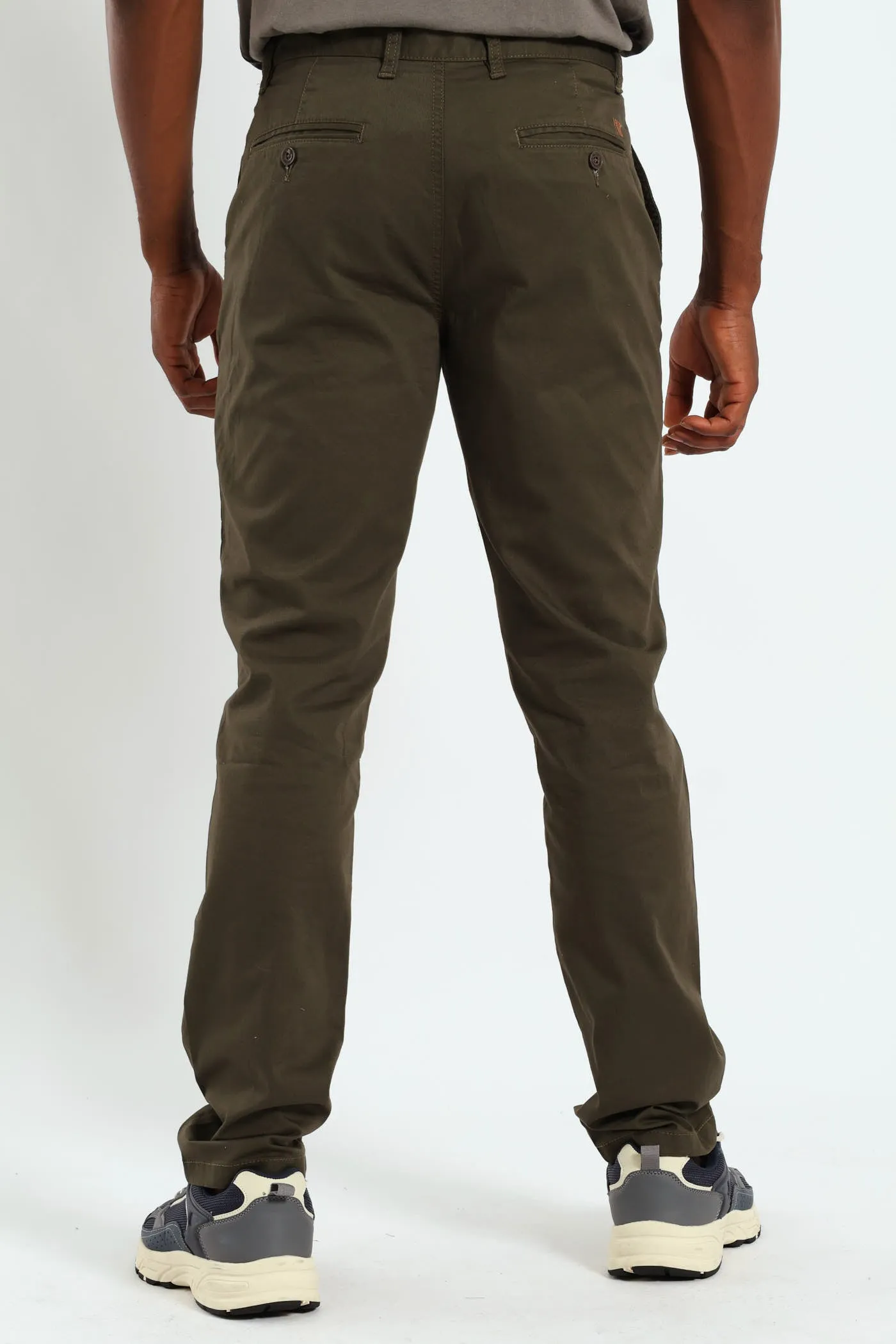 Basic Straight Stretch Chino - Green sold by Edgars product image thumbnail 3