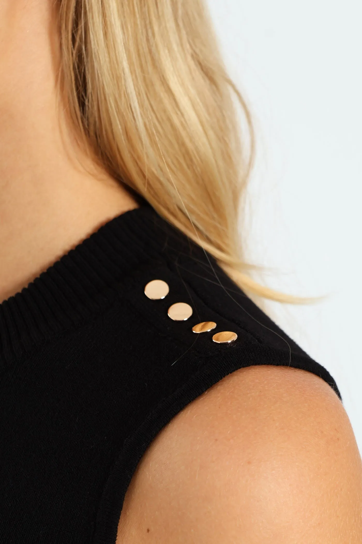 Sleeveless Logo Knit Top - Black sold by Edgars product image thumbnail 5