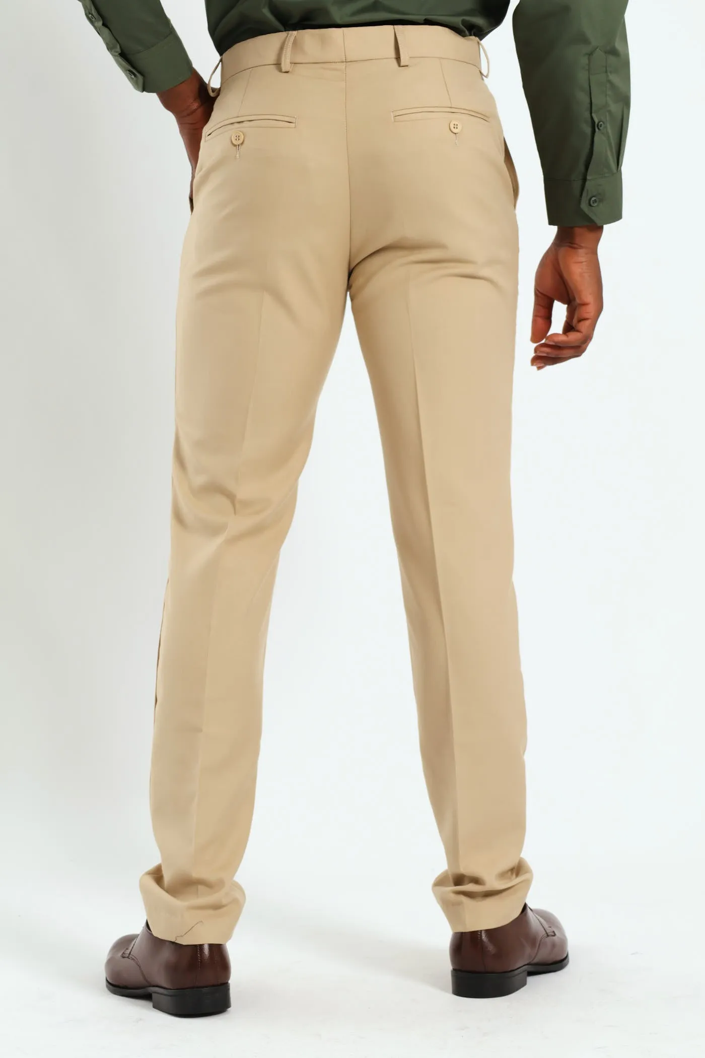 Slim Basic Smart Trousers - Tan sold by Edgars product image thumbnail 4