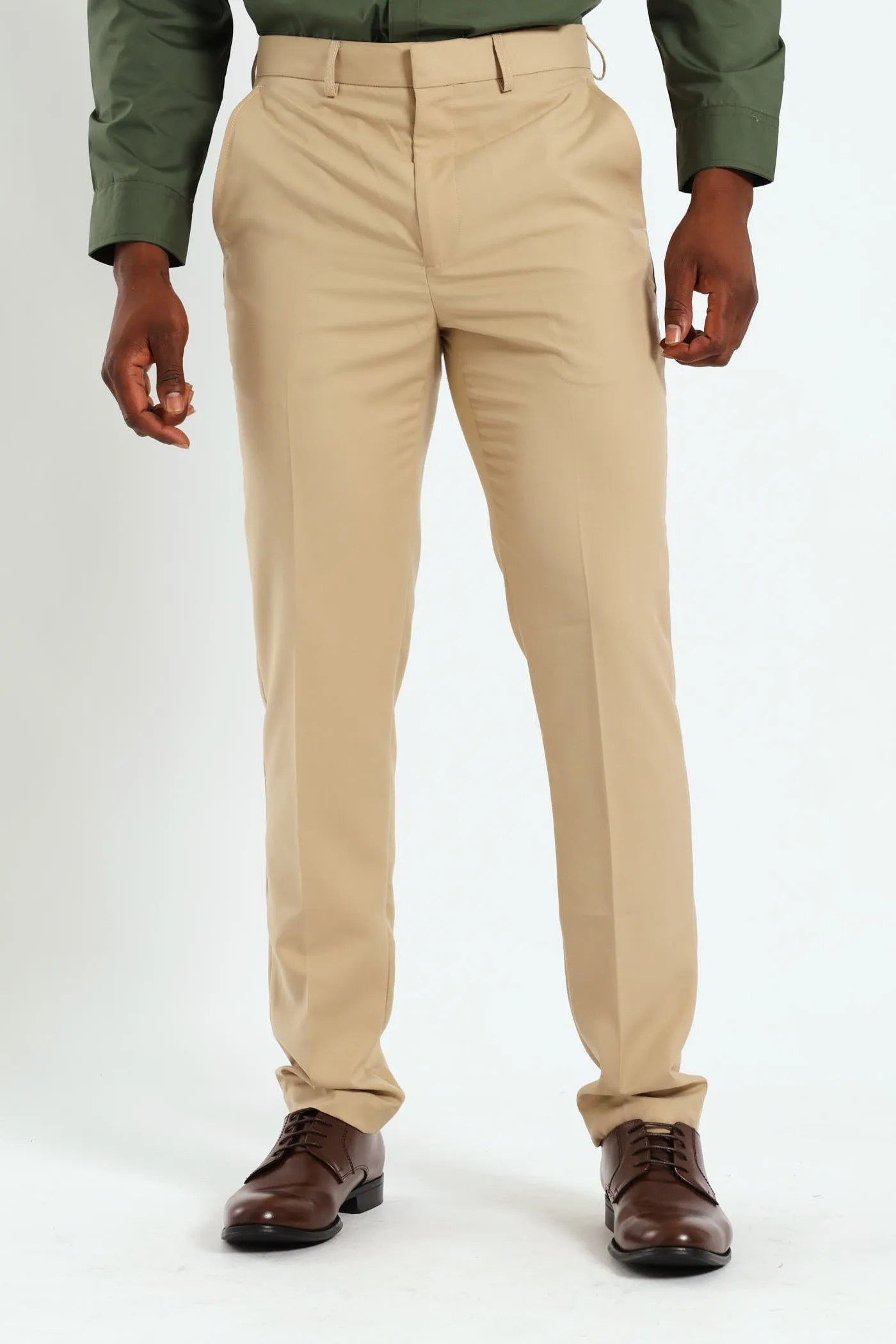Slim Basic Smart Trousers - Tan sold by Edgars product image thumbnail 3