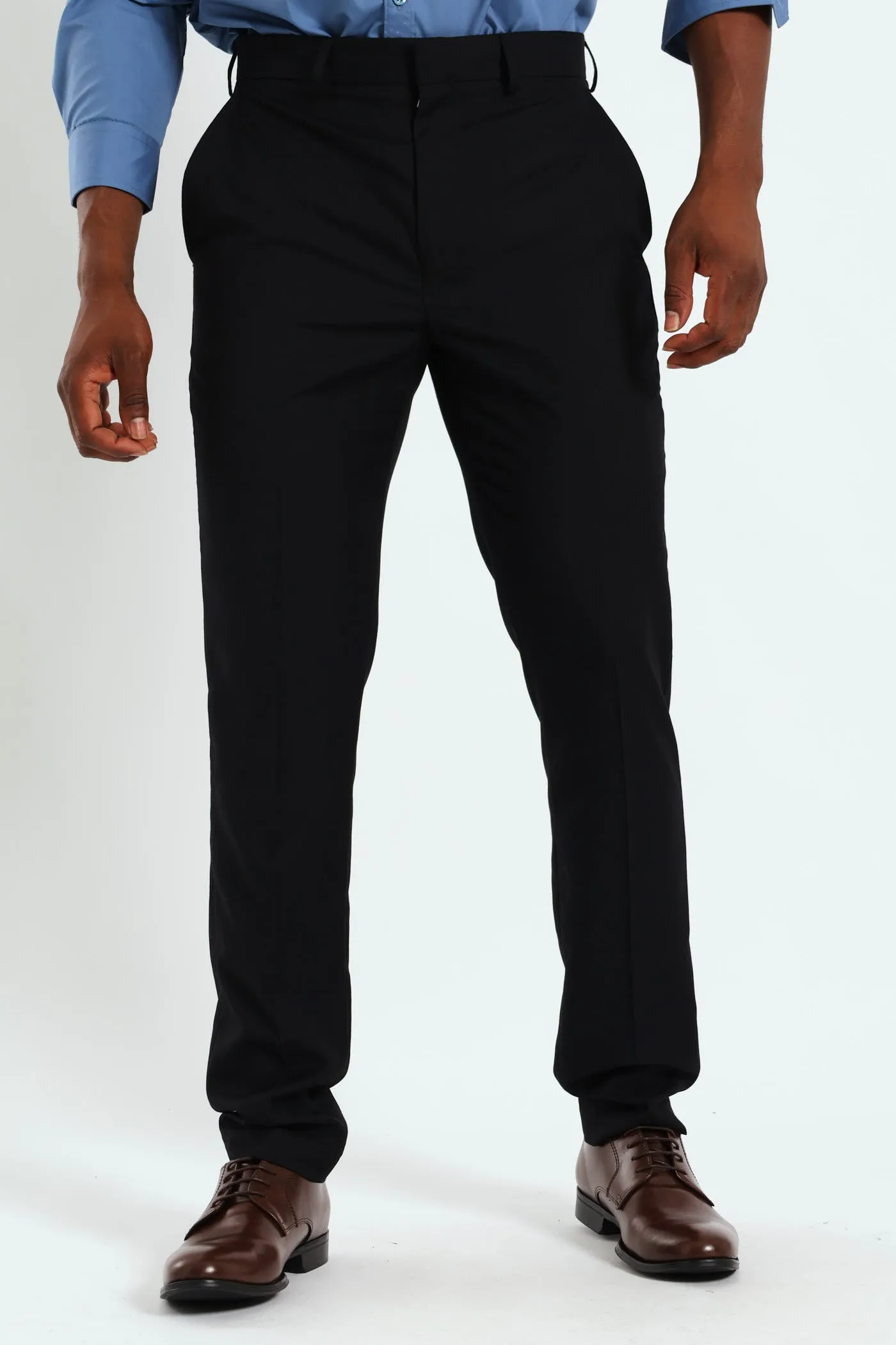 Slim Basic Smart Trousers - Black sold by Edgars