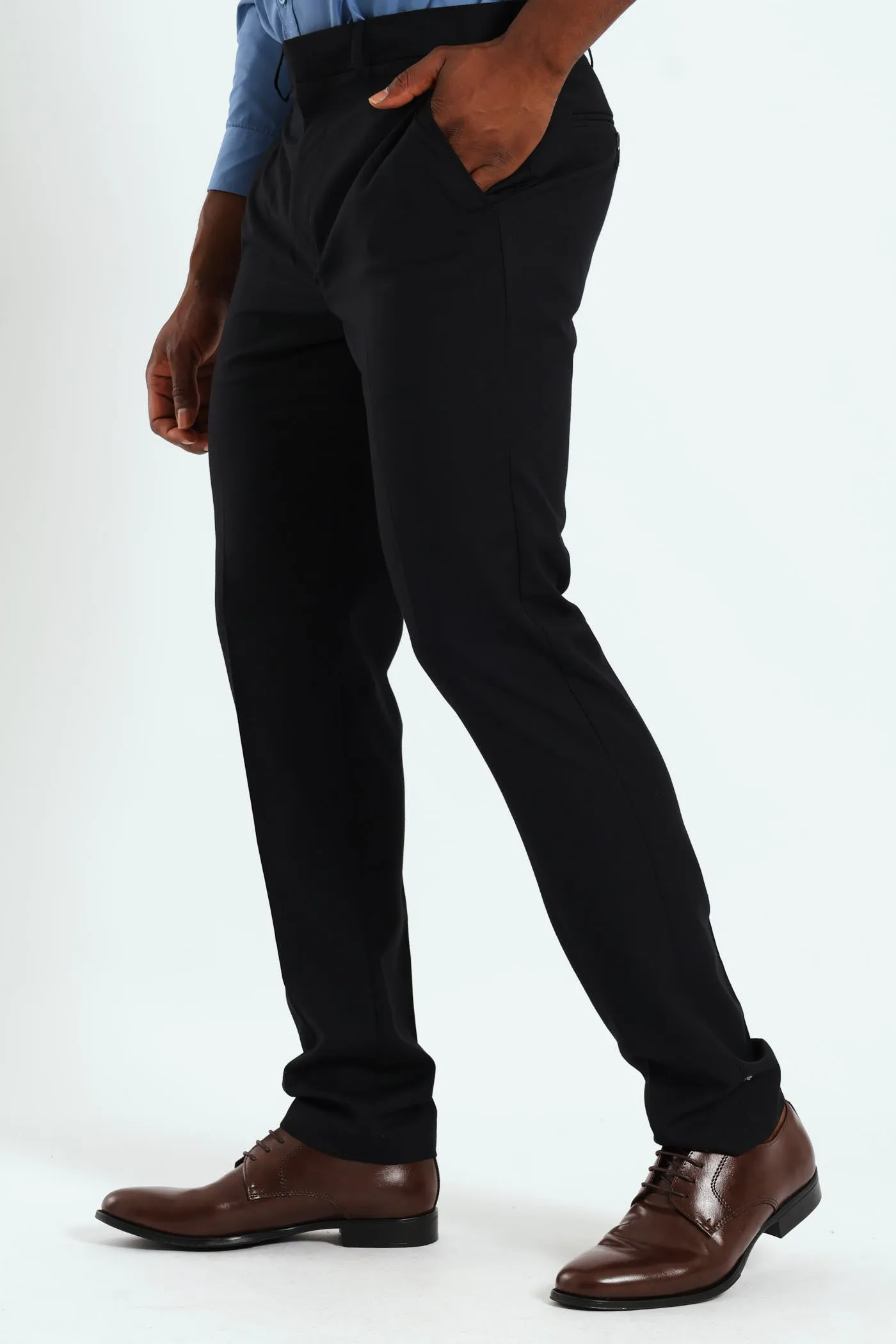 Slim Basic Smart Trousers - Black sold by Edgars product image thumbnail 2