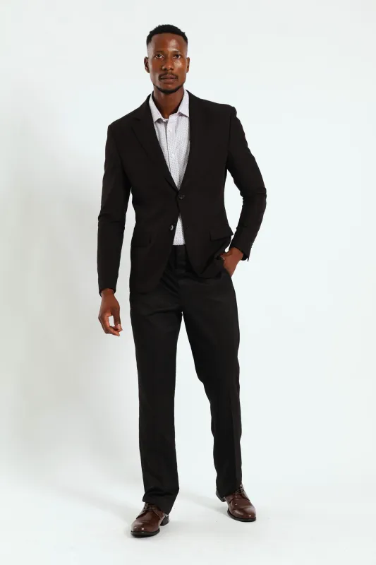 Slim Fit Essential Suit Jacket - Black made by Signature