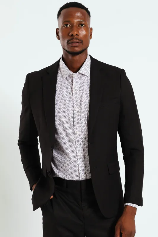 Regular Fit Essential Suit Jacket - Black sold by Edgars