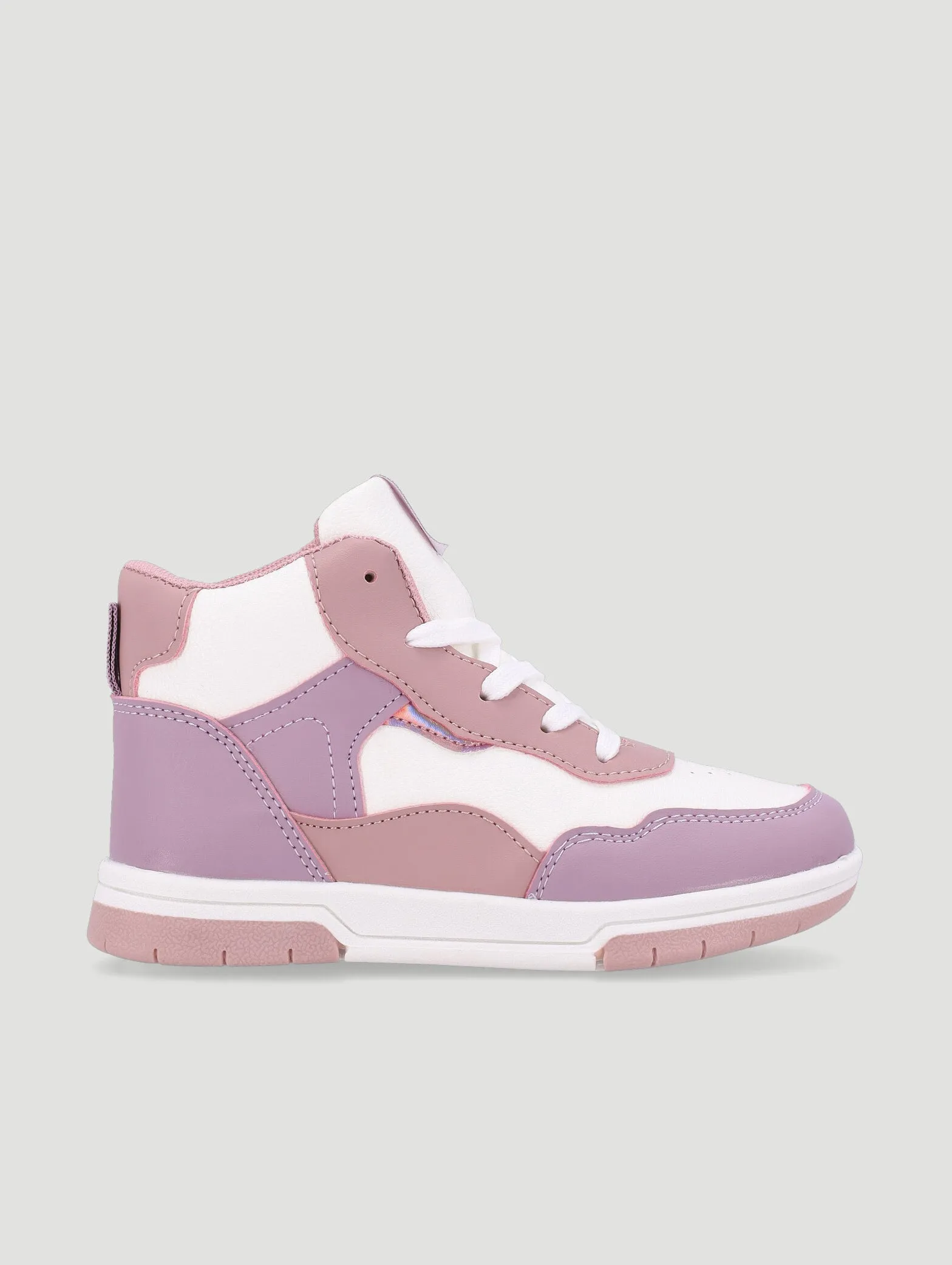 Pre-Girls High-Top Sneaker - Lilac sold by Edgars