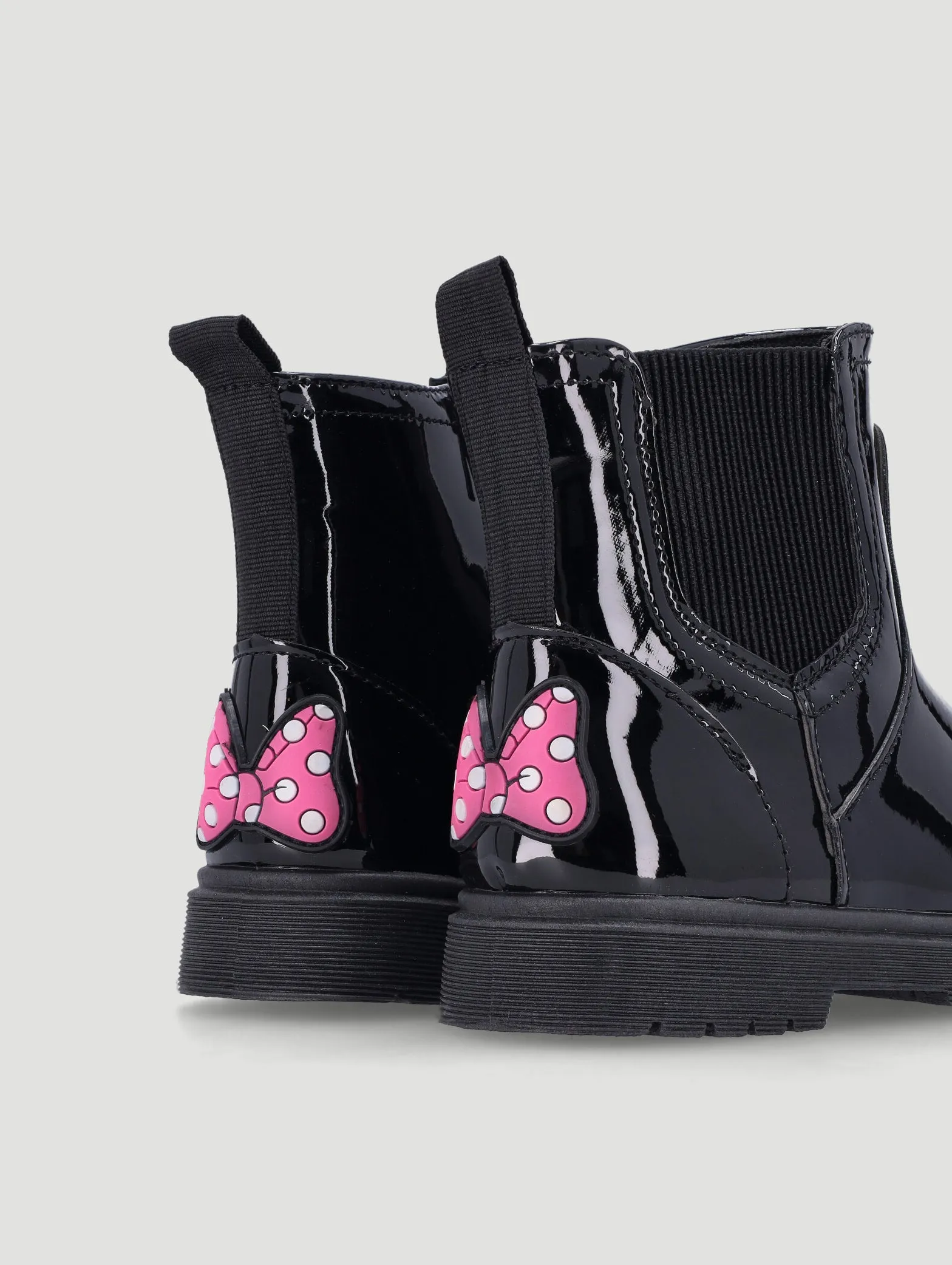 Pre-Girls Pink Bow Chelsea Boot - Black sold by Edgars product image thumbnail 2