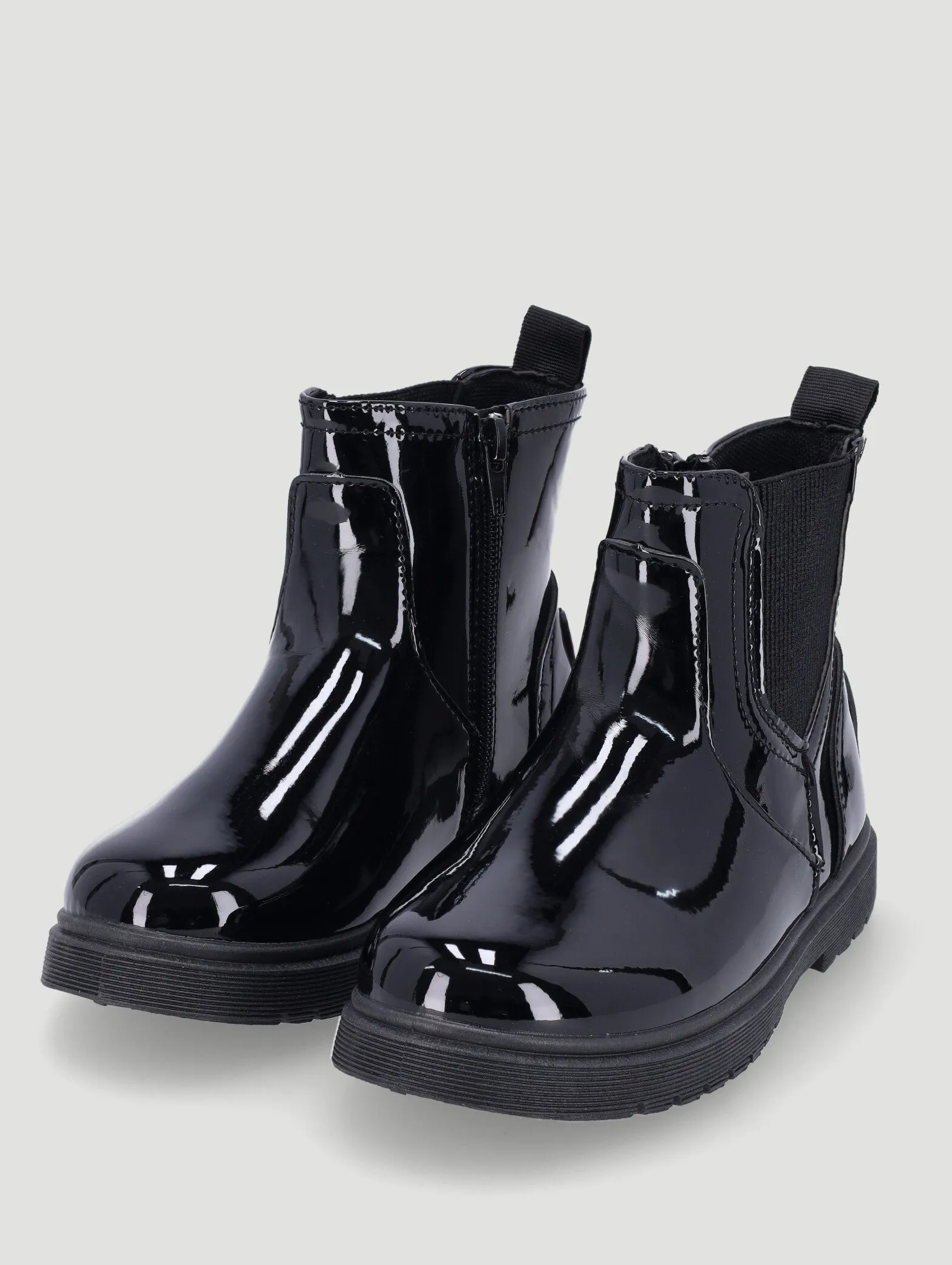 Pre-Girls Pink Bow Chelsea Boot - Black sold by Edgars product image thumbnail 3