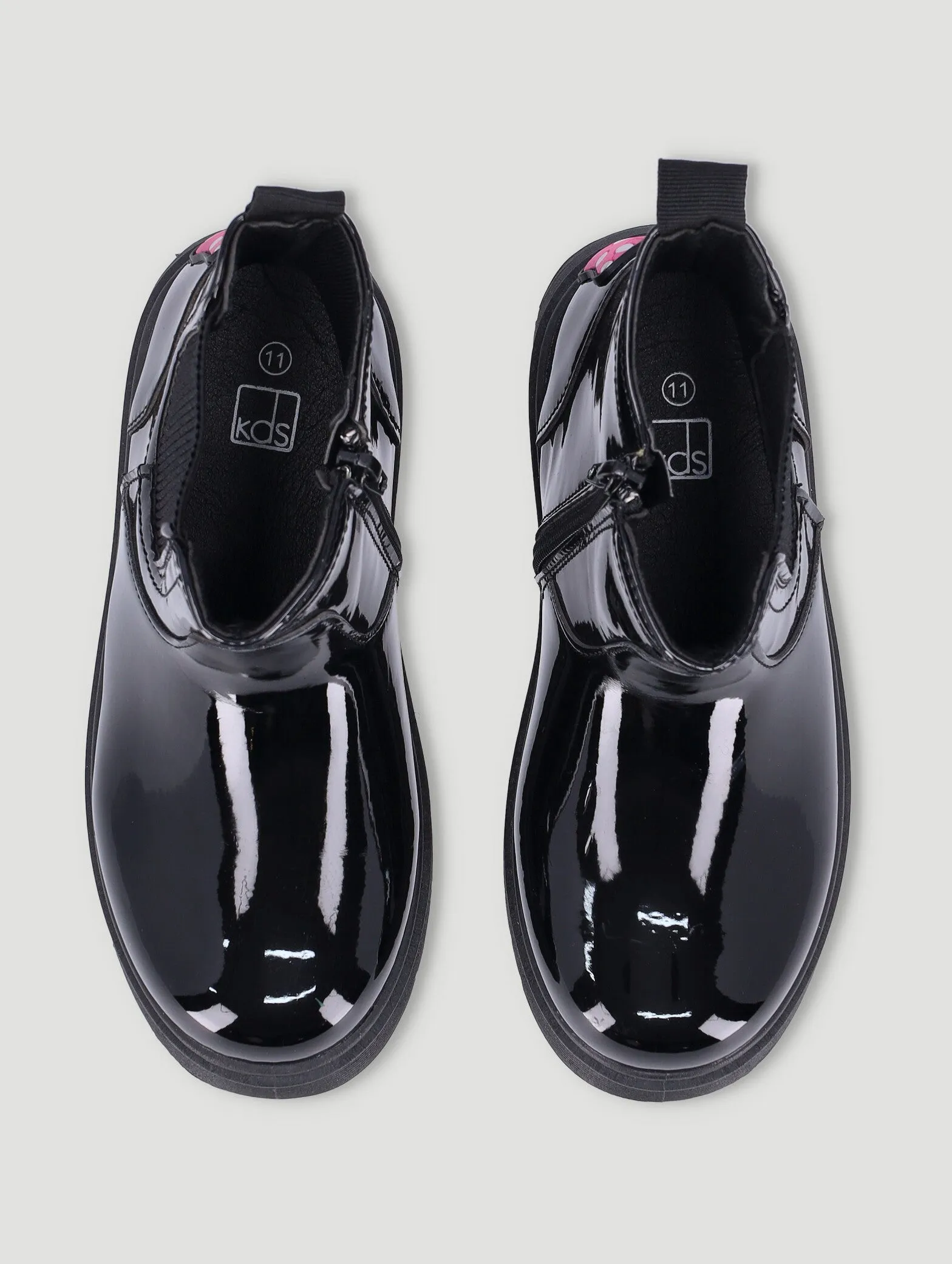 Pre-Girls Pink Bow Chelsea Boot - Black sold by Edgars product image thumbnail 5