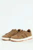 Lace Up Sneaker With Side Stripe - Taupe sold by Edgars