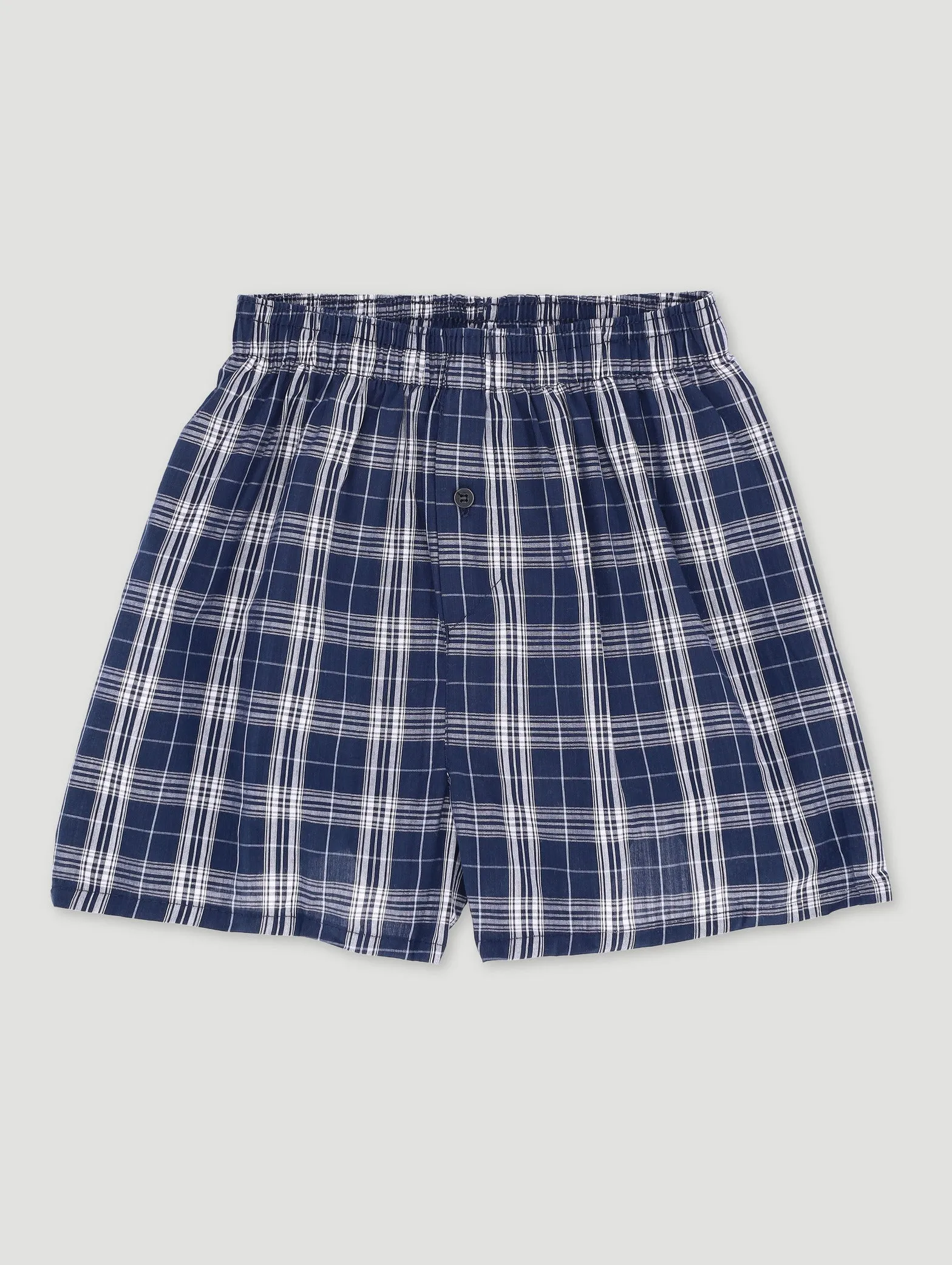 Single Woven Boxer - Blue sold by Edgars