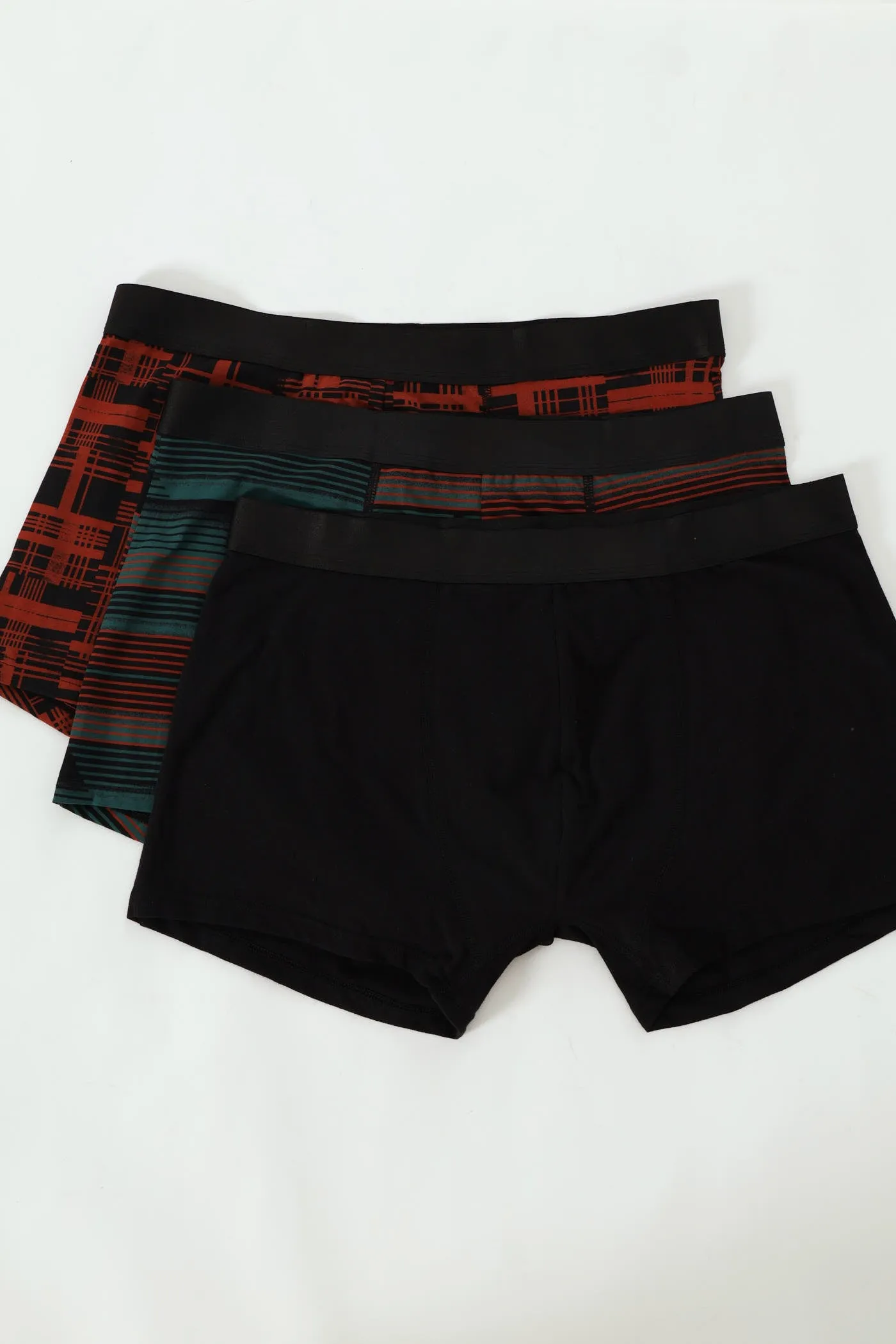 3 Pack Fashion Trunks - Red sold by Edgars