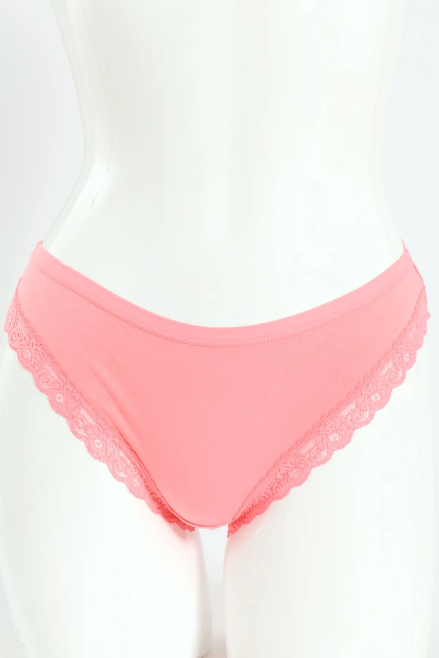 3 Pack Cotton Stretch Brazillian Panties - Burgundy/Light Pink/Coral sold by Edgars product image thumbnail 5