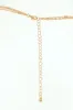 3 Layer Faux Pearl Pendant Necklace - Gold sold by Edgars