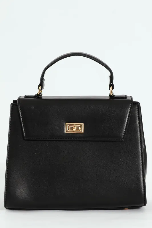 Top Handle Satchel - Black made by Edgars 