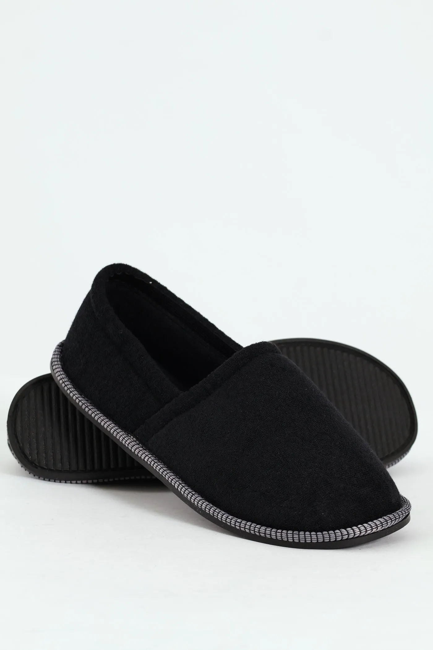 Basic Closed Back Slipper - Black sold by Edgars