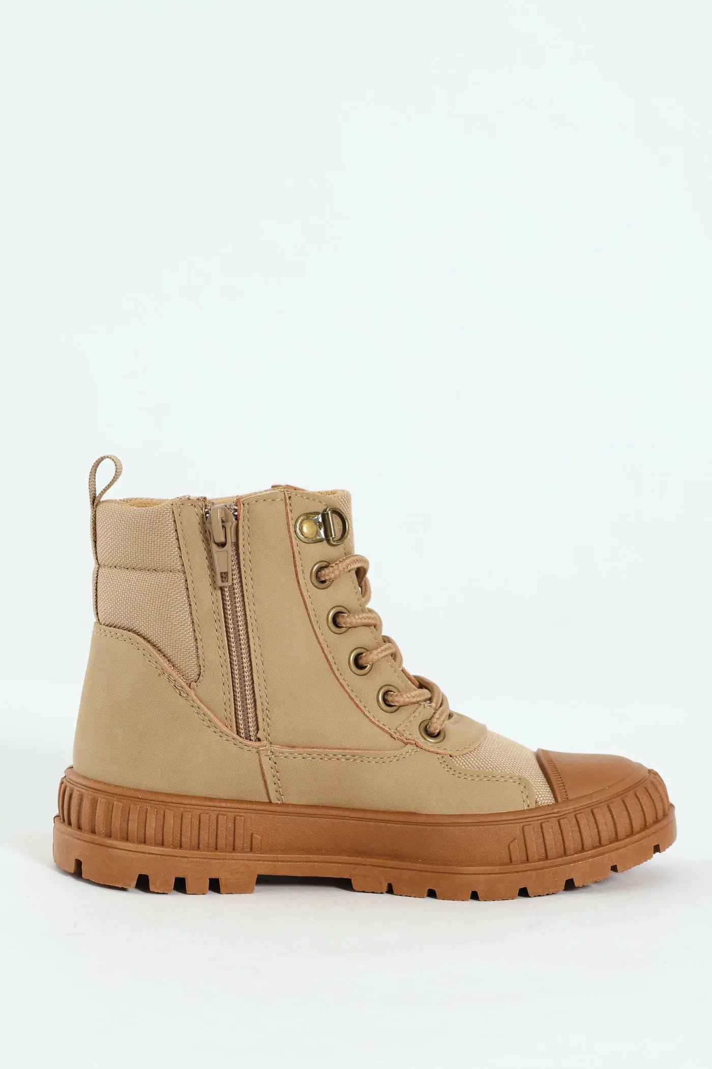 Boys Hiker Boot - Khaki sold by Edgars product image thumbnail 4