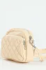Girls Beige Quilted Sling Bag - Beige sold by Edgars