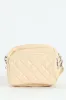 Girls Beige Quilted Sling Bag - Beige sold by Edgars