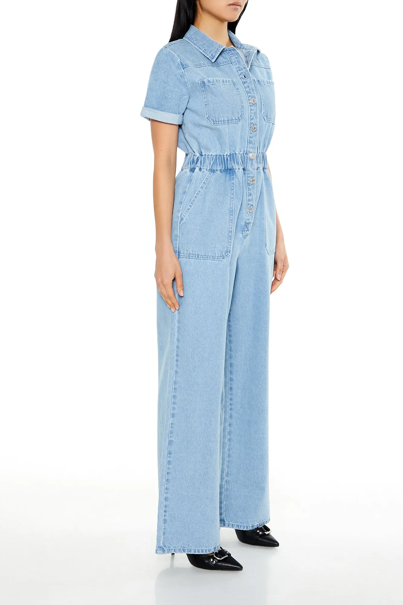 Short Sleeve Jumpsuit - Denim sold by Edgars product image thumbnail 3
