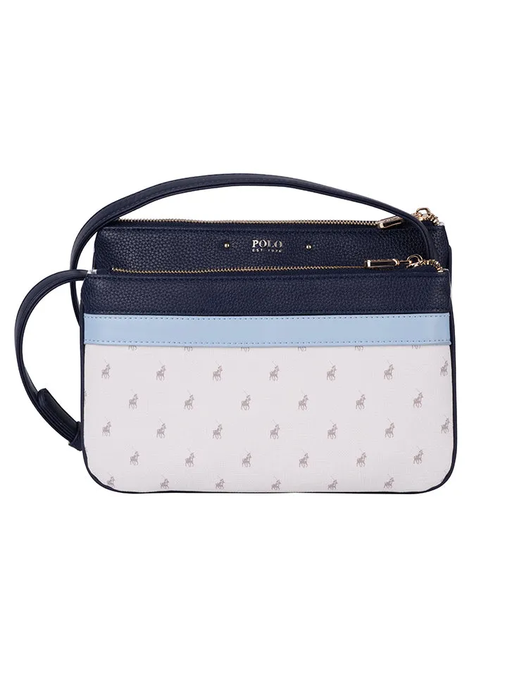 Kensington Double Pocket Sling Bag - Blue sold by Edgars product image thumbnail 4