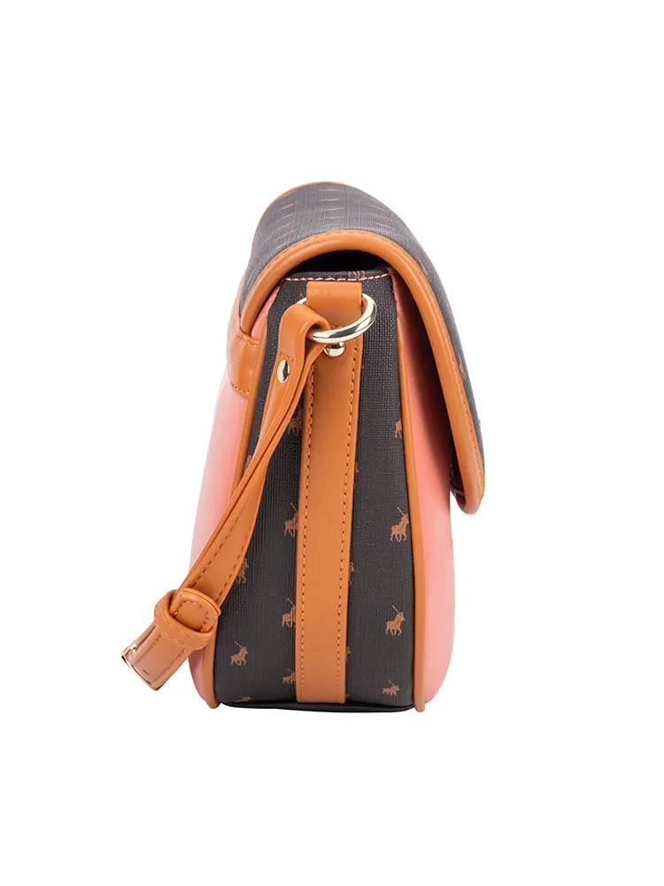 Casablanca Saddle Crossbody Bag - Coral sold by Edgars product image thumbnail 5