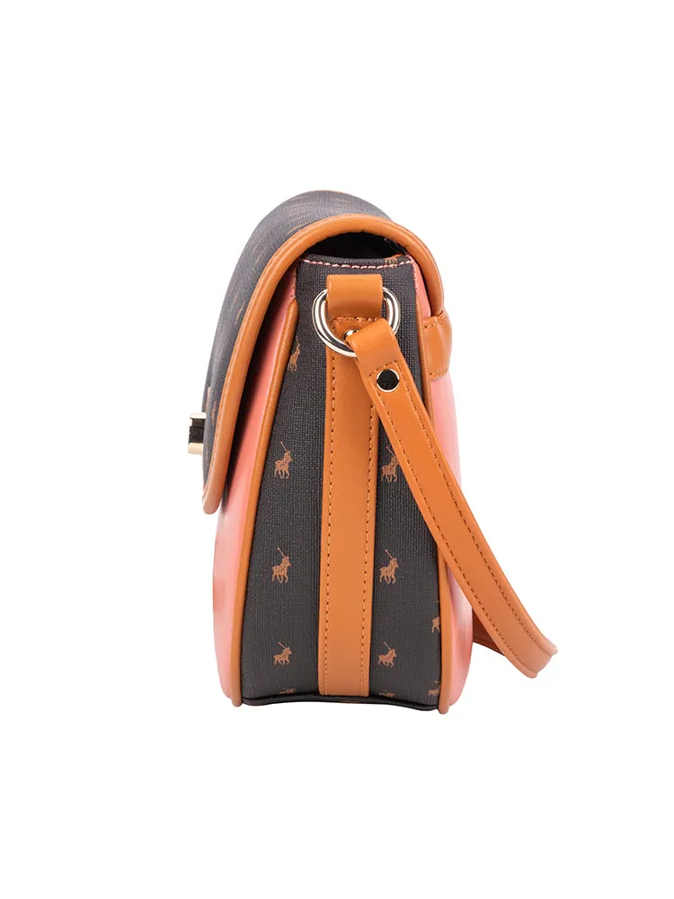 Casablanca Saddle Crossbody Bag - Coral sold by Edgars product image thumbnail 4