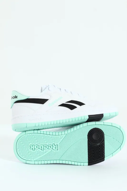 BB 1000 Classic Lace Up Sneaker - White/Black sold by Edgars