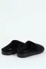 Diamante Closed Toe Slipper With Fur Topline - Black sold by Edgars