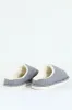 Jersey Knit Mule Slipper With Embossed Hearts - Light Grey sold by Edgars