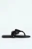 Thong With Daisy Trim - Black sold by Edgars