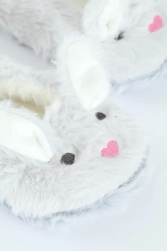 Pre-Girls Bunny Slipper - Grey sold by Edgars