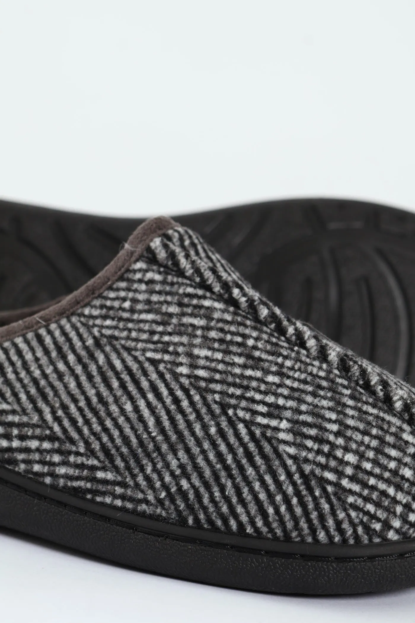 Flannel Upper Half Open Back Slipper - Grey sold by Edgars product image thumbnail 5