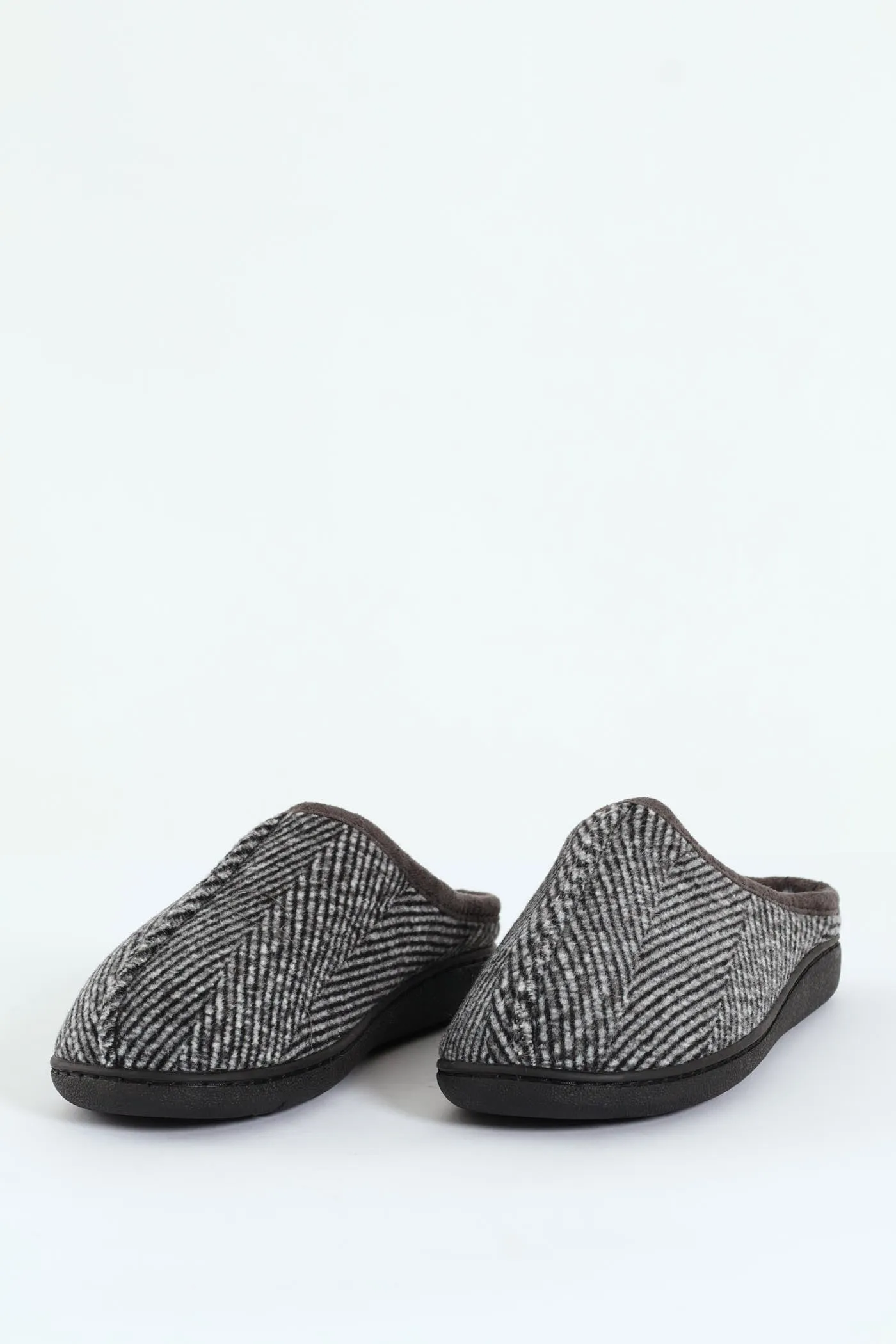 Flannel Upper Half Open Back Slipper - Grey sold by Edgars product image thumbnail 4