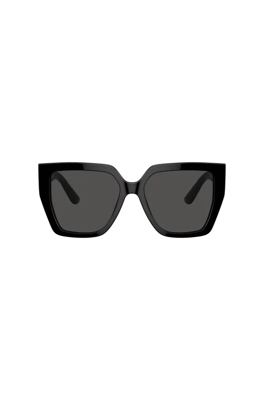 Square Frame Dark Grey Sunglasses - Black made by Edgars