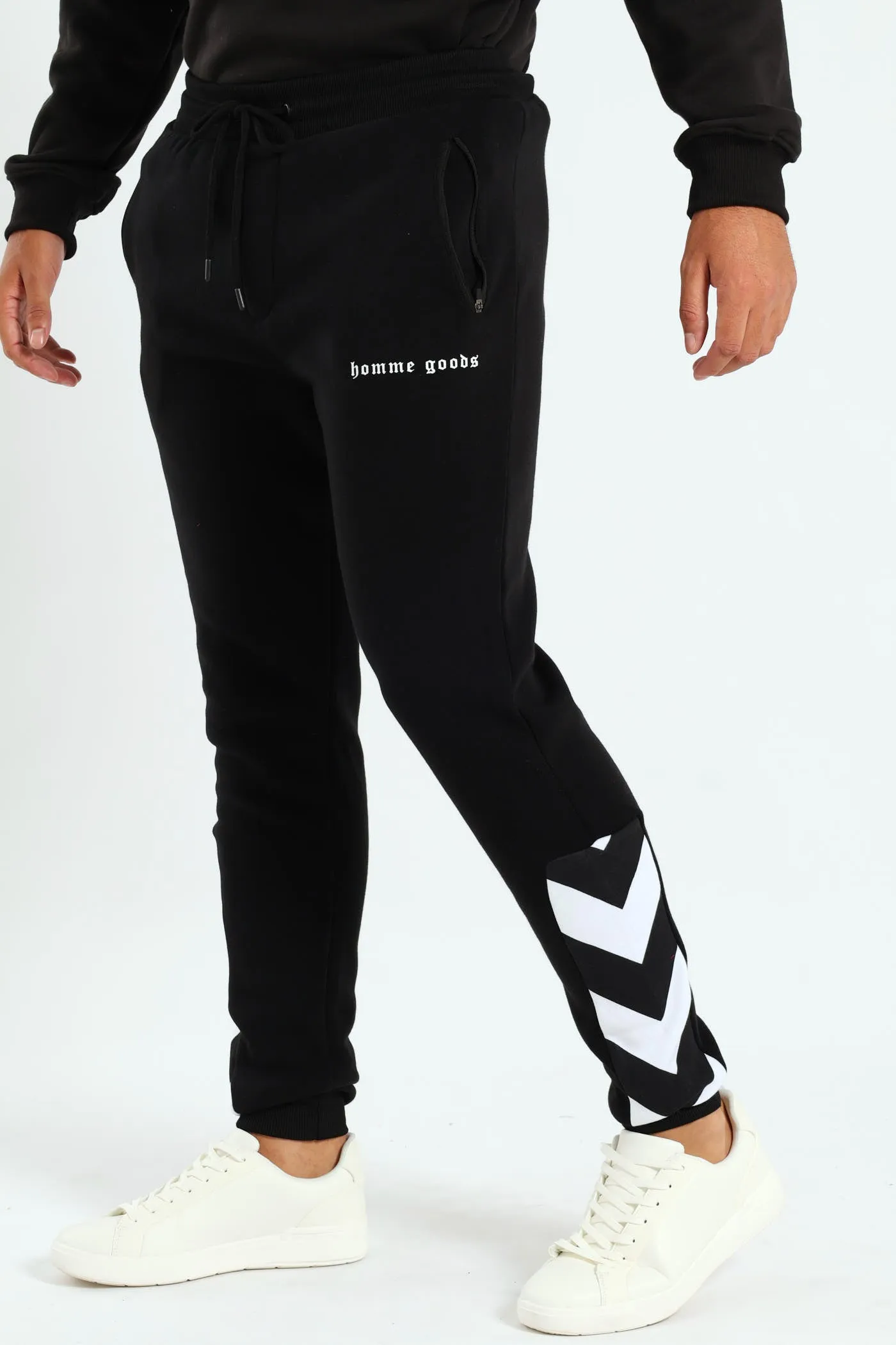 Side Print Trackpant - Black sold by Edgars product image thumbnail 2