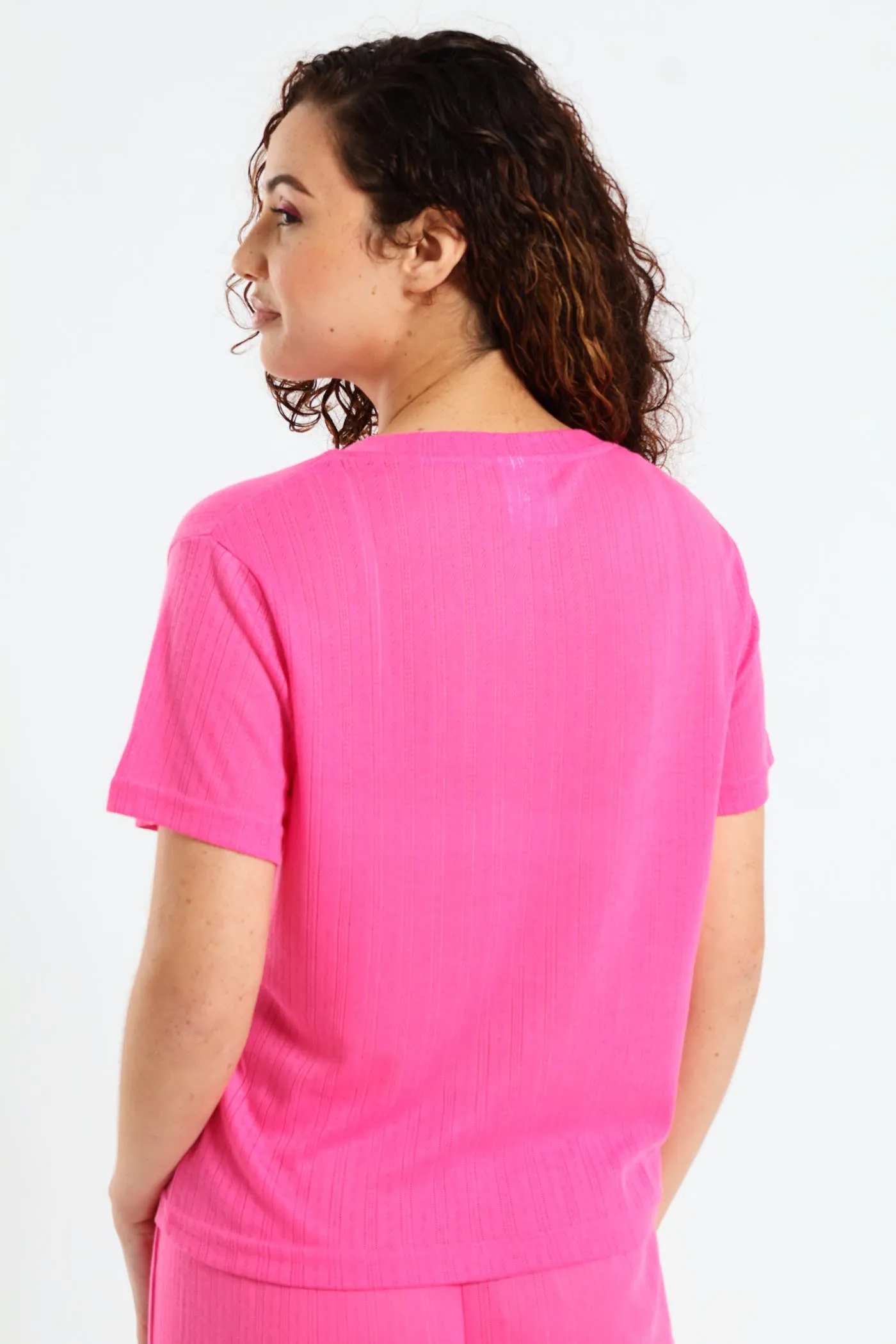 Pointelle Tee - Pink sold by Edgars product image thumbnail 4