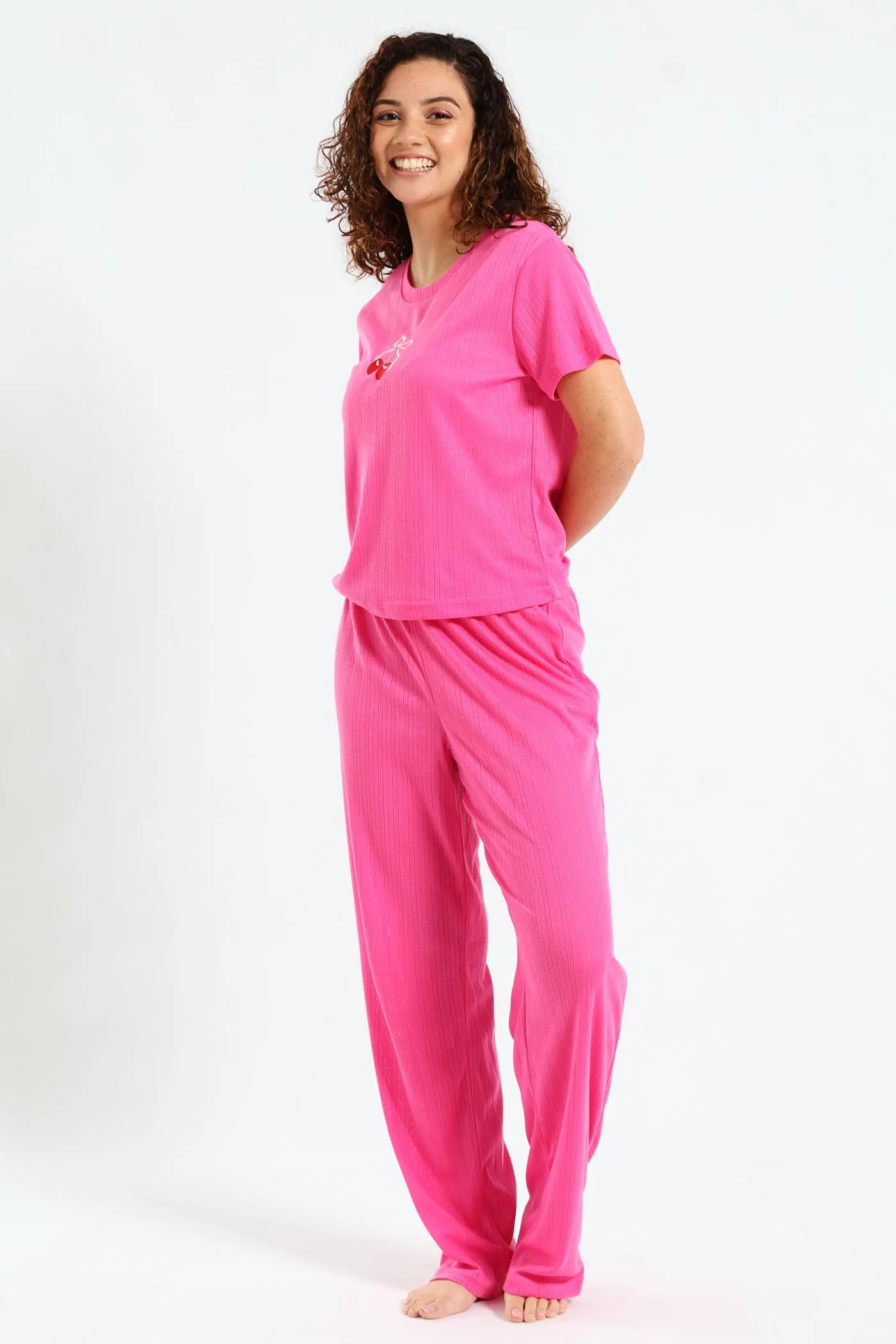 Pointelle Tee - Pink sold by Edgars product image thumbnail 2