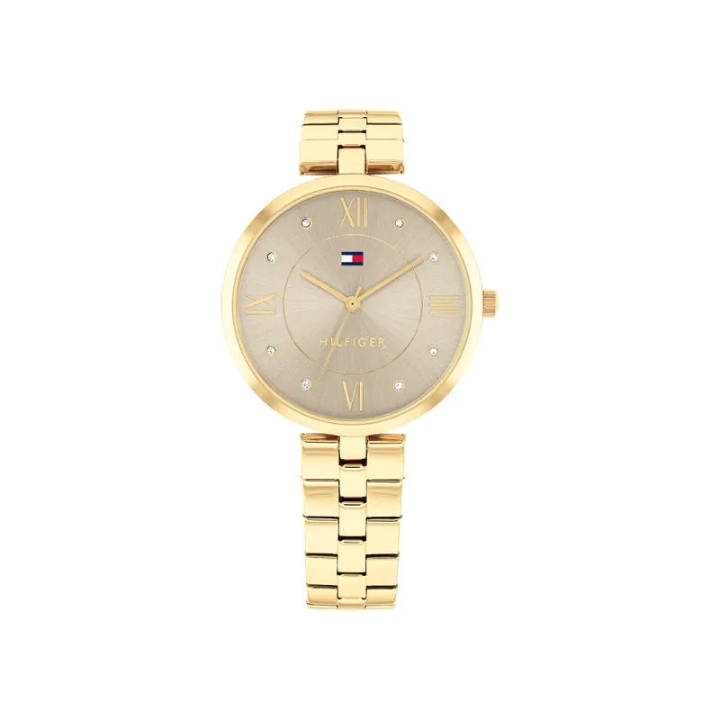 Ella Gold Case Grey Dial Watch - Gold sold by Edgars 