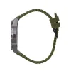42mm Gunmetal Case & Dial With Green Silicone Band - Gunmetal sold by Edgars 